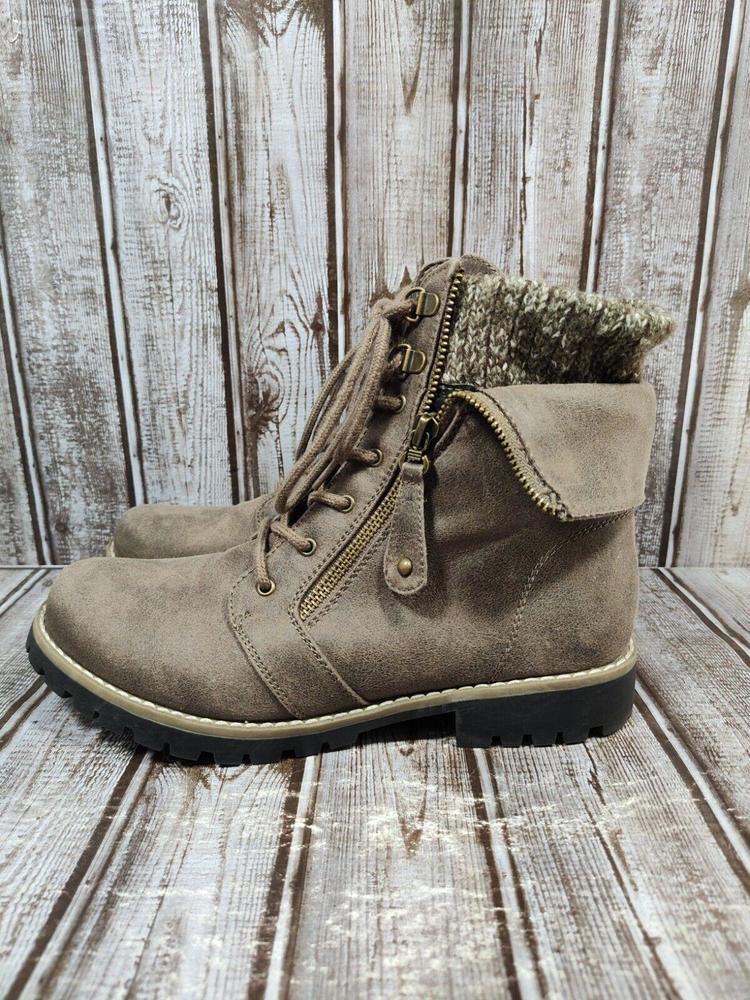 Cliffs By White Mountain Pembroke Women’s Size 8 Brown Boots EUC